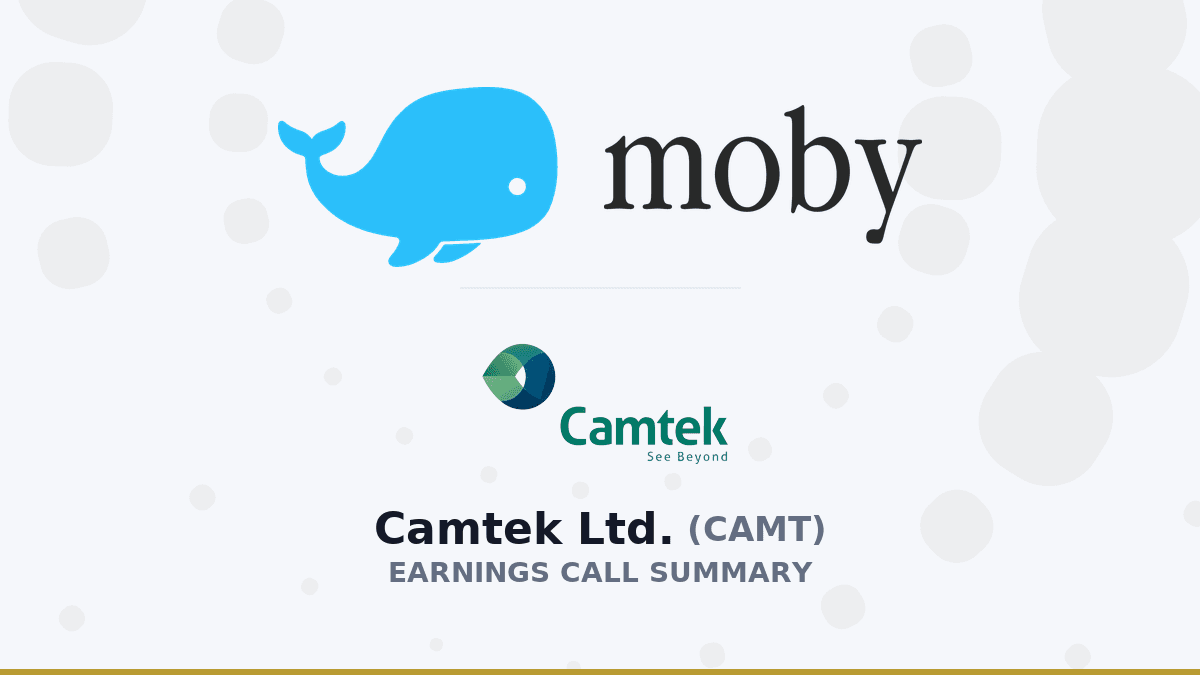 Camtek Ltd. Q1 2026 Earnings Call Summary